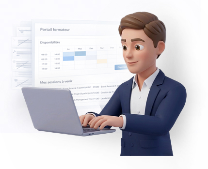 Formateurs déclarent en ligne